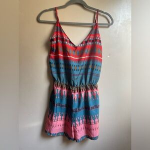 Aztec lightweight romper size XS TRAFALUC ZARA